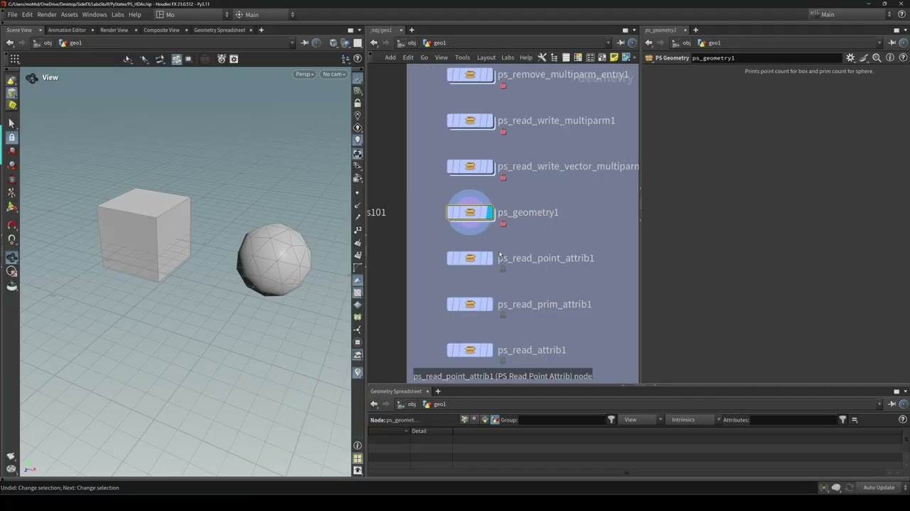 Состояния Python | 7 | Геометрия и атрибуты