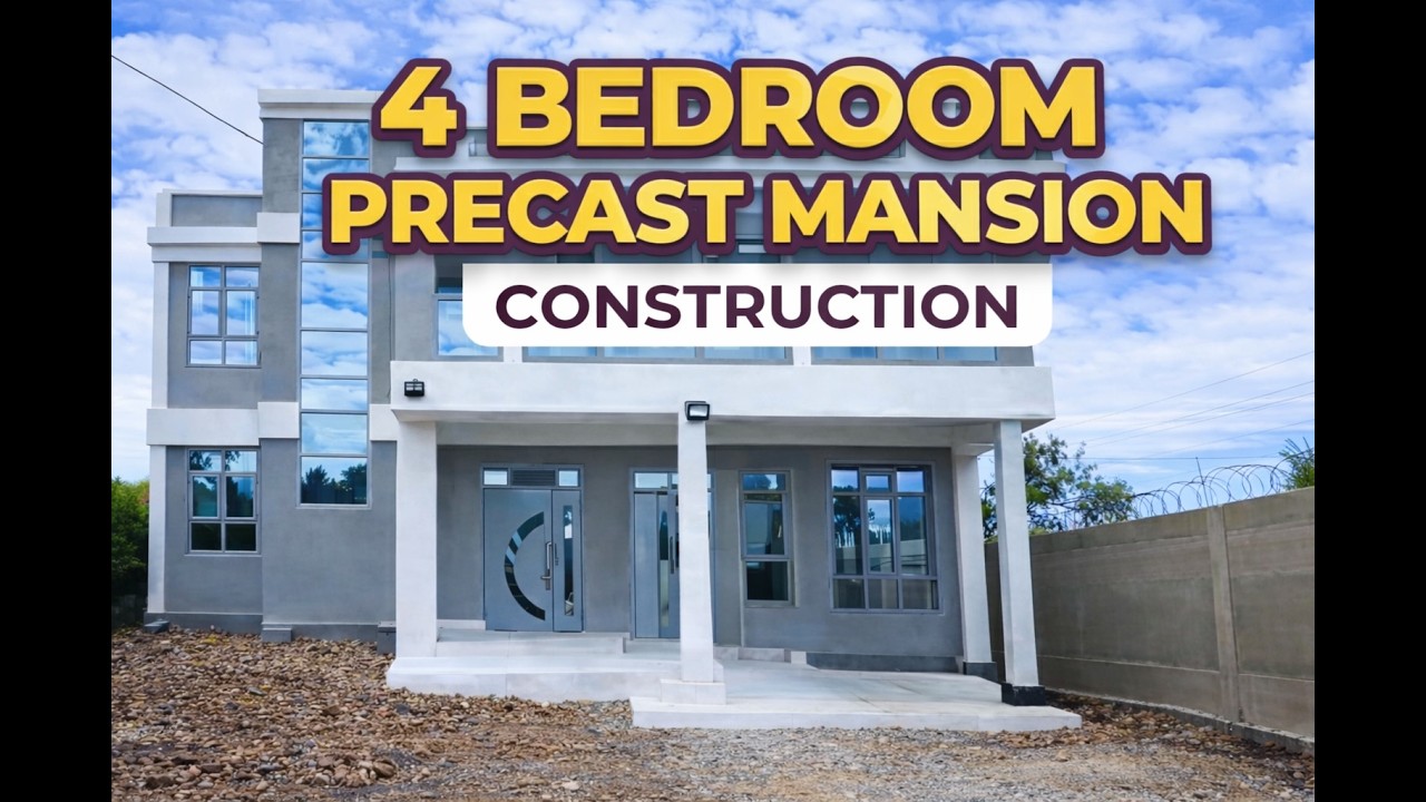 Nanyuki Luxury: Интерьер современного четырехкомнатного особняка из сборных железобетонных констр...