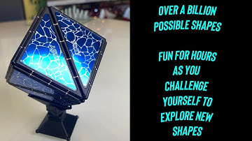 TOSY Magnet Pyramid, Over 1 Billion Posable Shapes, Great Stocking Stuffer for Hours of Fun!