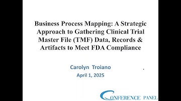 Business Process Mapping - Streamlining Management of Data/Records for a Clinical Trial