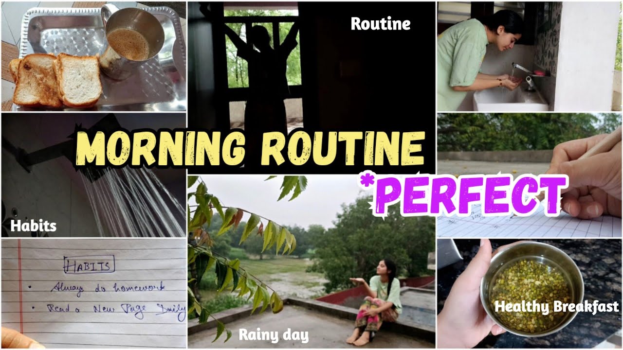 PERFECT MORNING ROUTINE/HEALTHY BREAKFAST IDEAS - YouTube