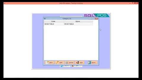 SQL POS - Category | POS System | SQL Account | SQL Accounting