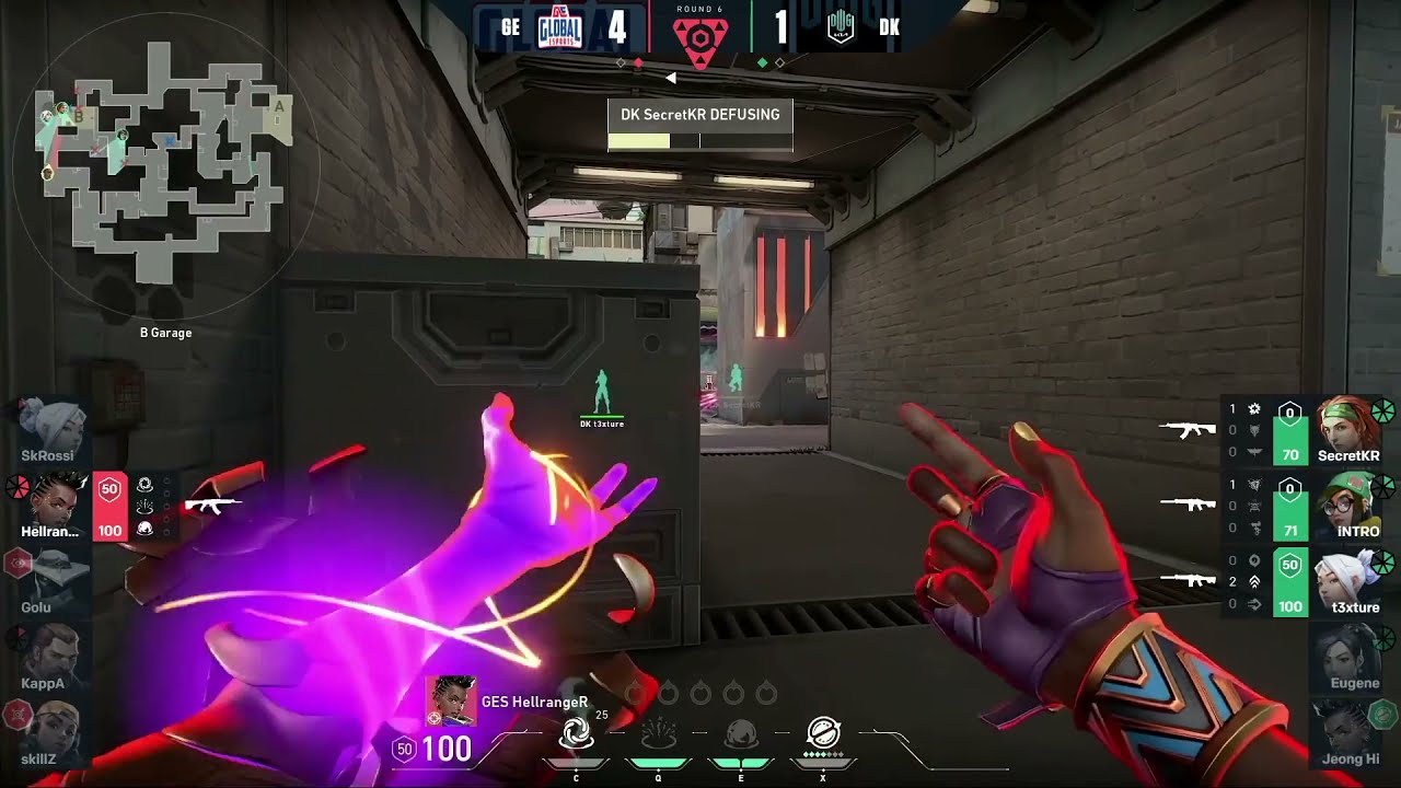 GE HellrangeR 1v3 clutch against DK in VCT APAC