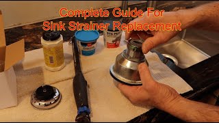 How To Replace A Kitchen Sink Strainer