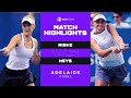 Alison Riske vs. Madison Keys | 2022 Adelaide 250 Final | WTA Match Highlights