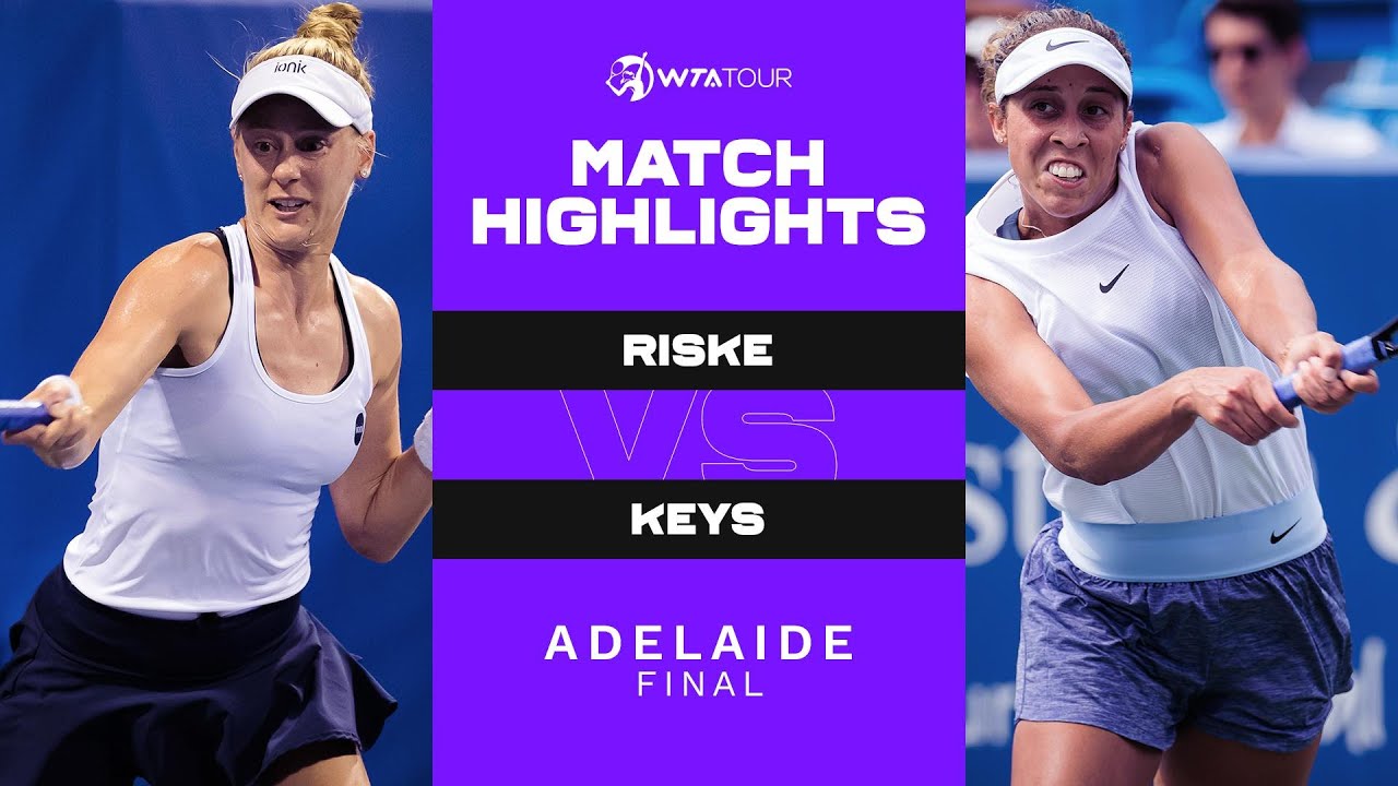 Download Alison Riske vs. Madison Keys | 2022 Adelaide 250 Final | WTA Match Highlights