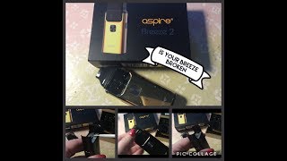 Diy broken aspire breeze 2, is it fixable