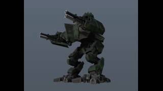 Lost Dragons Arma 3 Mod - WK-209 Combat Walker V5 360 Render screenshot 4