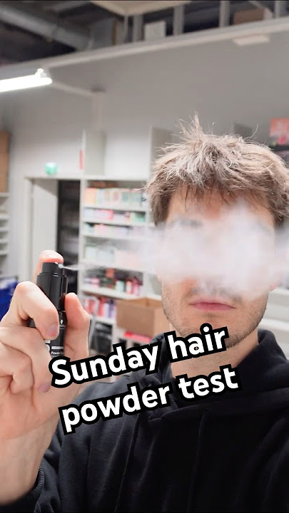 Sunday hair powder testing.  #europeanhair #stylesolutions #donlio #hairpowder #thickerhair