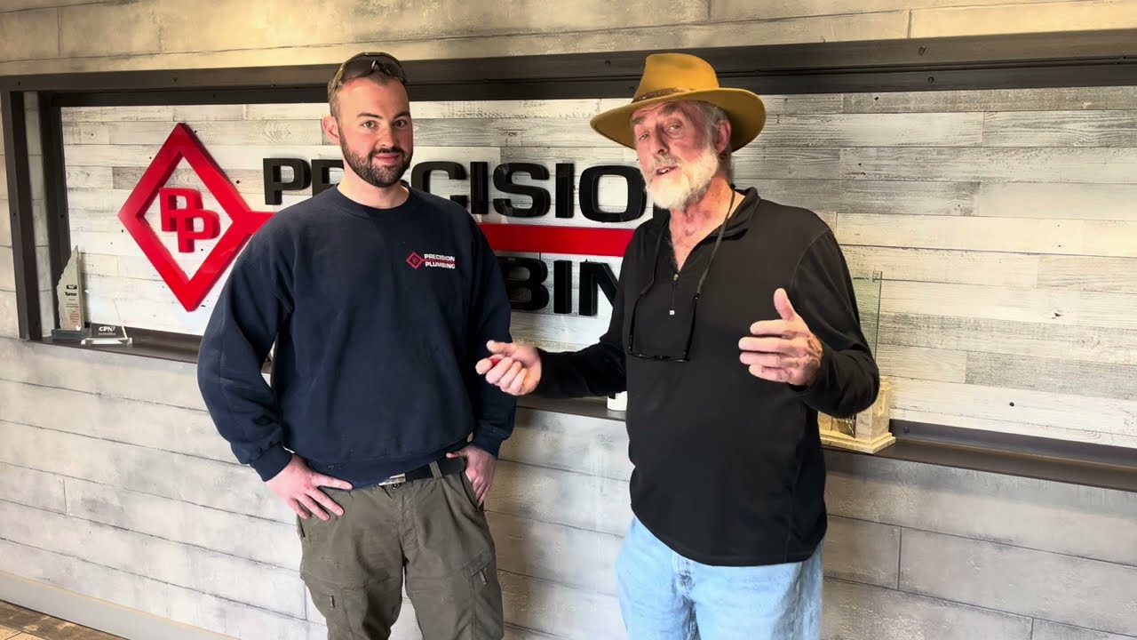 Connor Dunnigan, Plumber at Precision Plumbing.