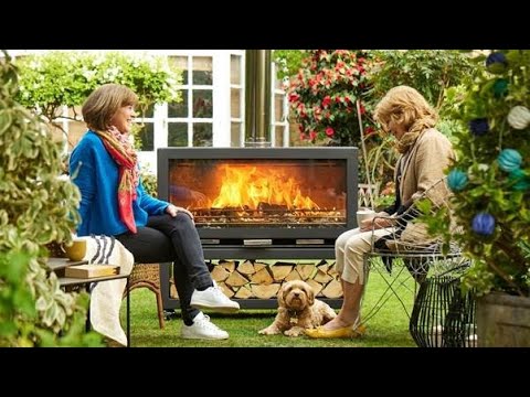 Chesney's HEAT CLEAN BURN XL - A Powerful Outdoor Wood Burner - YouTube