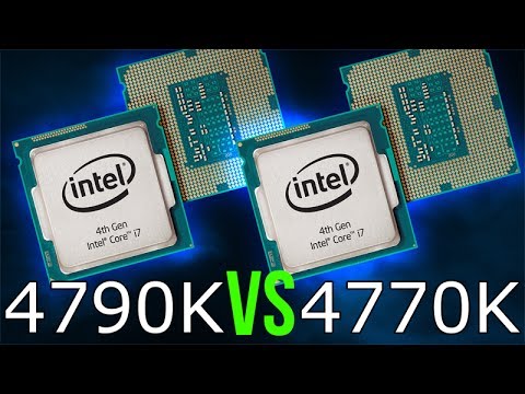 Intel i7-4790K vs i7-4770K