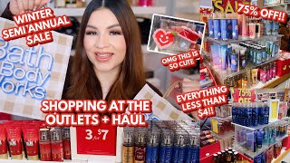 I WENT TO THE BATH & BODY WORKS OUTLET  SO MANY FINDS, 75% OFF ITEMS & OLD COLLECTIONS!