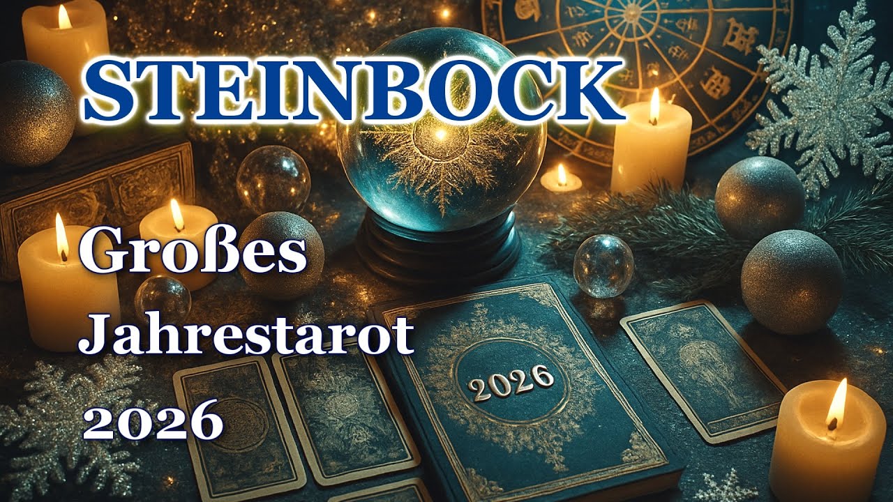 🌟💫Großes Jahrestarot 2026 für Steinbock – 12 Häuser, 12 Lebensbereiche✨💫🍀🌟