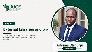03 Python External Libraries and pip