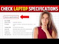 How to check laptop specifications in windows 11 2024