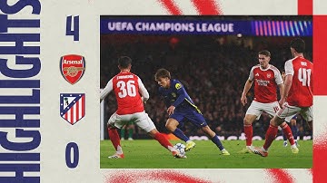 Arsenal 4-0 Atlético de Madrid | HIGHLIGHTS, UEFA Champions League - MD3