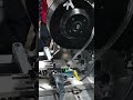 The high speed paper cup machine run in the factory