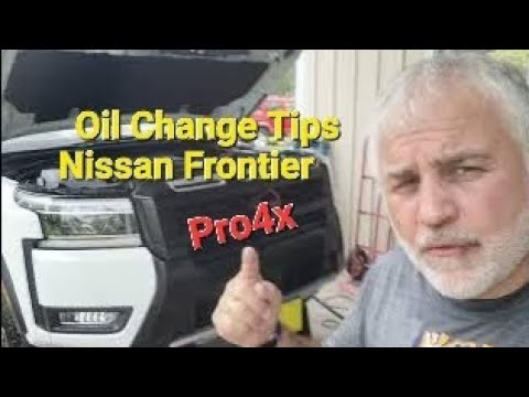 Nissan Frontier Pro4x 1st Oil Change - Sample sent to Lab - YouTube