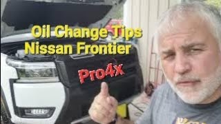 Nissan Frontier Pro4x 1st Oil Change - Sample sent to Lab