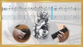 Espaňoleta, Gaspar Sanz. Guitar Fingerstyle Tutorial, Free Pdf Sheet Music With Tabs.