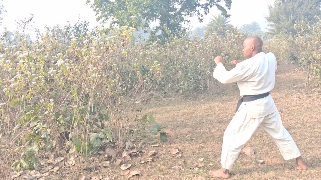 Karate kick balance by-Bishwanath Murmu 