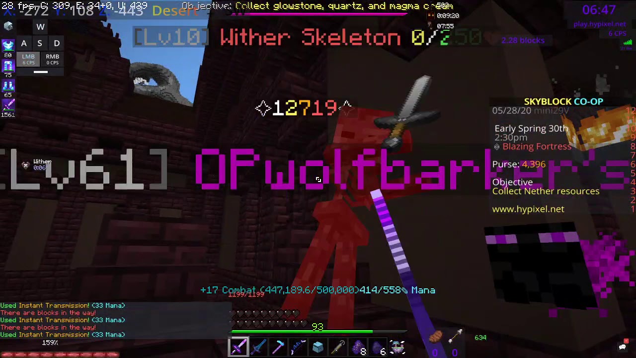 Hypixel Skyblock 6 Grinding Bone Collection YouTube