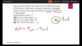 Fluid Mechanics Static surface tension problem solving Tagalog