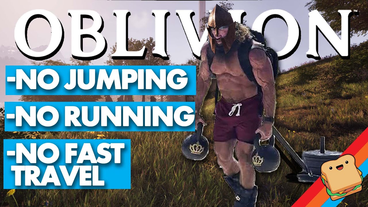 How Hard is Oblivion Remastered While Over-encumbered! - YouTube