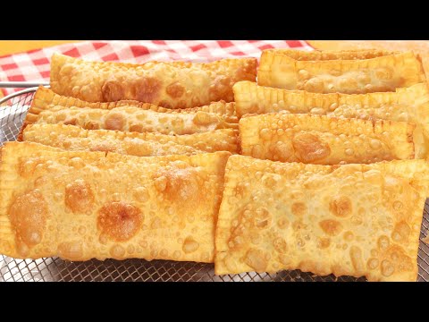 O SEGREDO DA MASSA DE PASTEL QUE FICA CROCANTE DE VERDADE! MASSA DE PASTEL CASEIRA