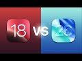 IOS 18 Vs IOS 26 A Radical Redesign IOS 18 Vs IOS 26 A Radical Redesign