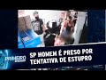 Vídeo: homem invade loja e tenta estuprar funcionária | Primeiro Impacto (05/10/20)