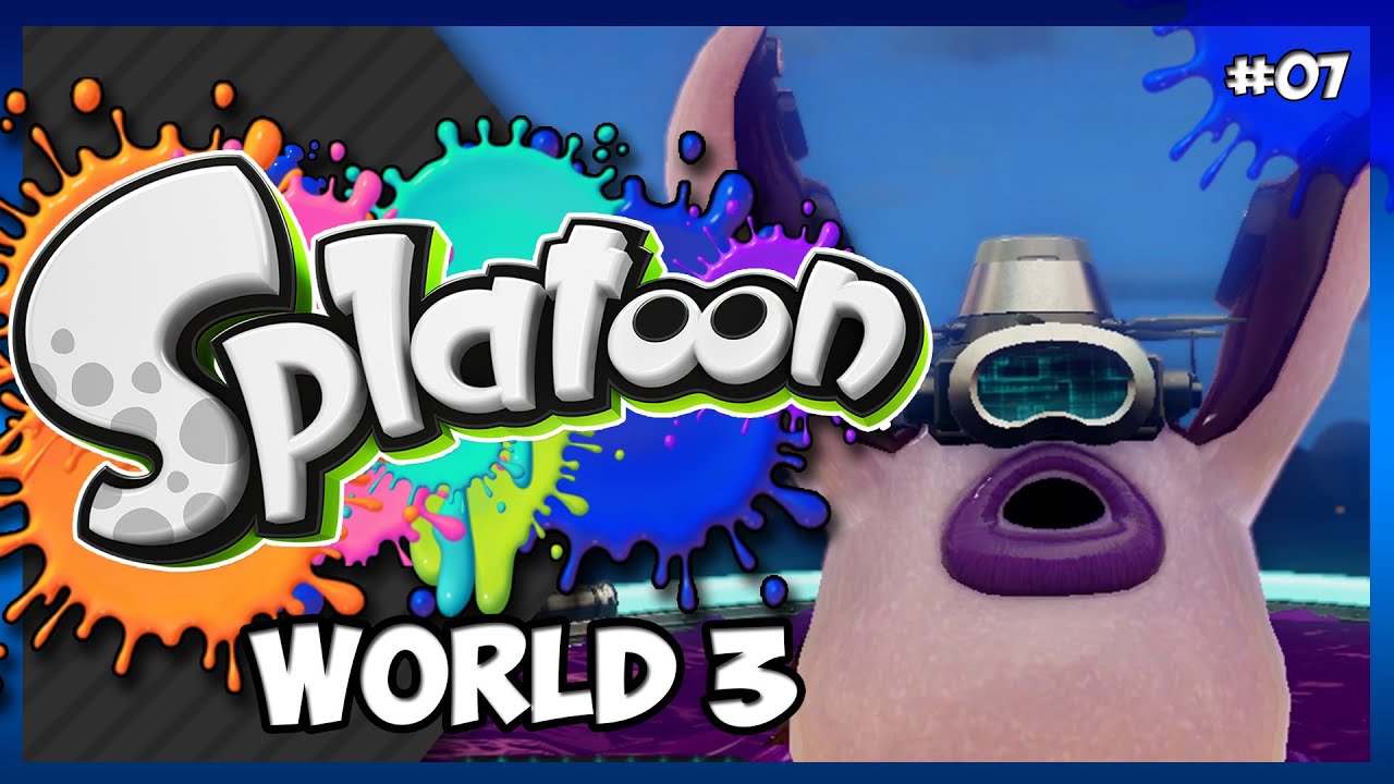 Splatoon Single Player Campaign World 3 Part 7 Walkthrough Gameplay Wii ...