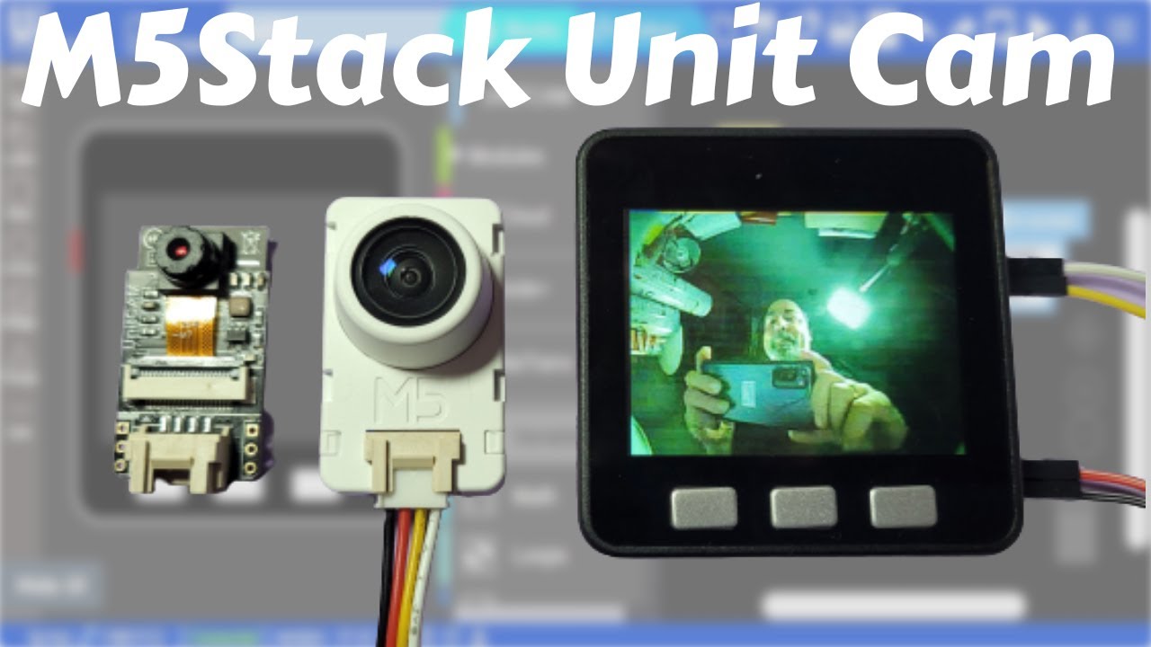 Unbox and Test M5Stack Unit Cam WiFi Camera DIY Kit 