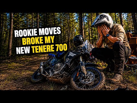 Breaking My New Bike On Our First Moto Camping Trip