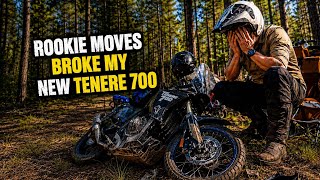Breaking My New Bike On Our First Moto Camping Trip