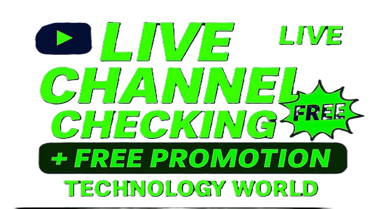 Get Free Subscriber Live Channel Checking   Free Promotion Increase📈 