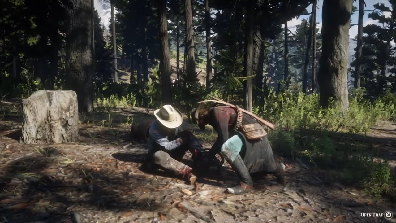 Red Dead Redemption 2 | Trapped Hunter - YouTube