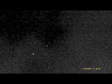 Spherical UFO followed by disk UFO