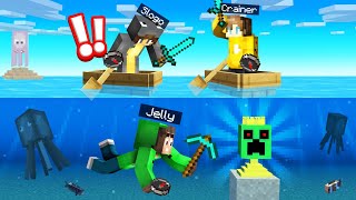 Minecraft SPEEDRUNNER vs. HUNTERS On WATER!