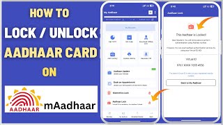 How To Lock/Unlock Aadhaar Card On MAadhaar App | Protect Your Aadhaar Card screenshot 5