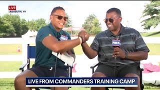 @commanders Training Camp Conversation with FOX5 Chad Ricardo
