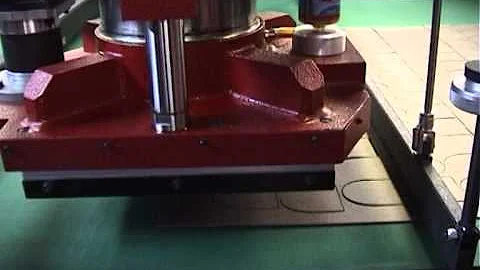 Chiesa 3 Axis CNC Travelling Head Die Cutting Press - Belt