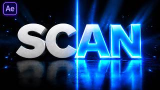 Make This Pro Text Scanning Animation | AE Tutorial