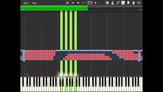 (BLACKMIDI) FACE FABD EGBD EGAC DFAC DFGB CEGC (Legit Run In Synthesia)