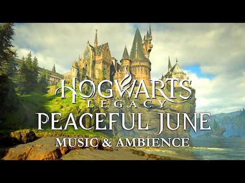 Peaceful June in Hogwarts | Calm Harry Potter Music & Cozy Summer Ambience
