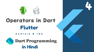 Operators in Dart | Flutter | Episode 4 | Dart Programming in Hindi | Nanostack DevSpace