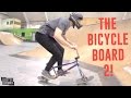 HE FLAIRED THE BICYCLE SKATEBOARD!