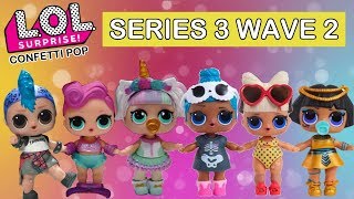 LOL Surprise Confetti Pop Wave 2 Real Dolls First Look | L.O.L. Unicorn, Pharaoh Babe, Punk Boi