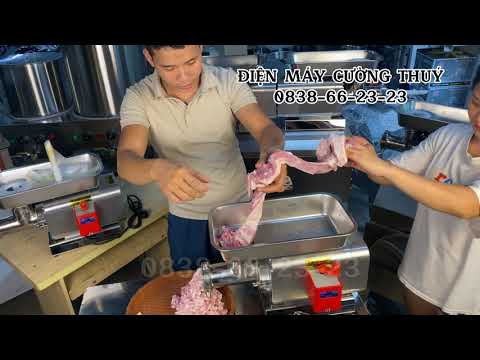 Video Máy xay thịt 12 inox dành cho hộ gia đình nhỏ gọn an... - youtube